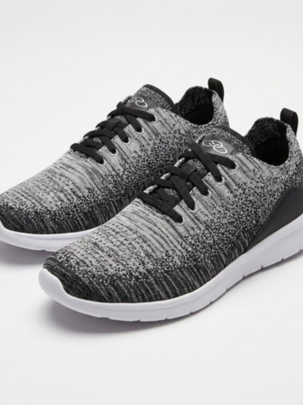 Champion Womens Athletic Shoes Mesh Sneakers Casual Black White Size 8 1/2